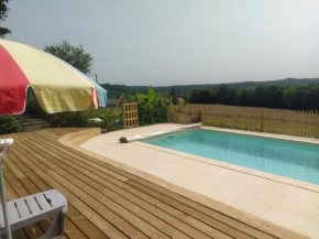 Au coeur du Périgord noir, gîte 6 pers, vue panoramique, proche Sarlat